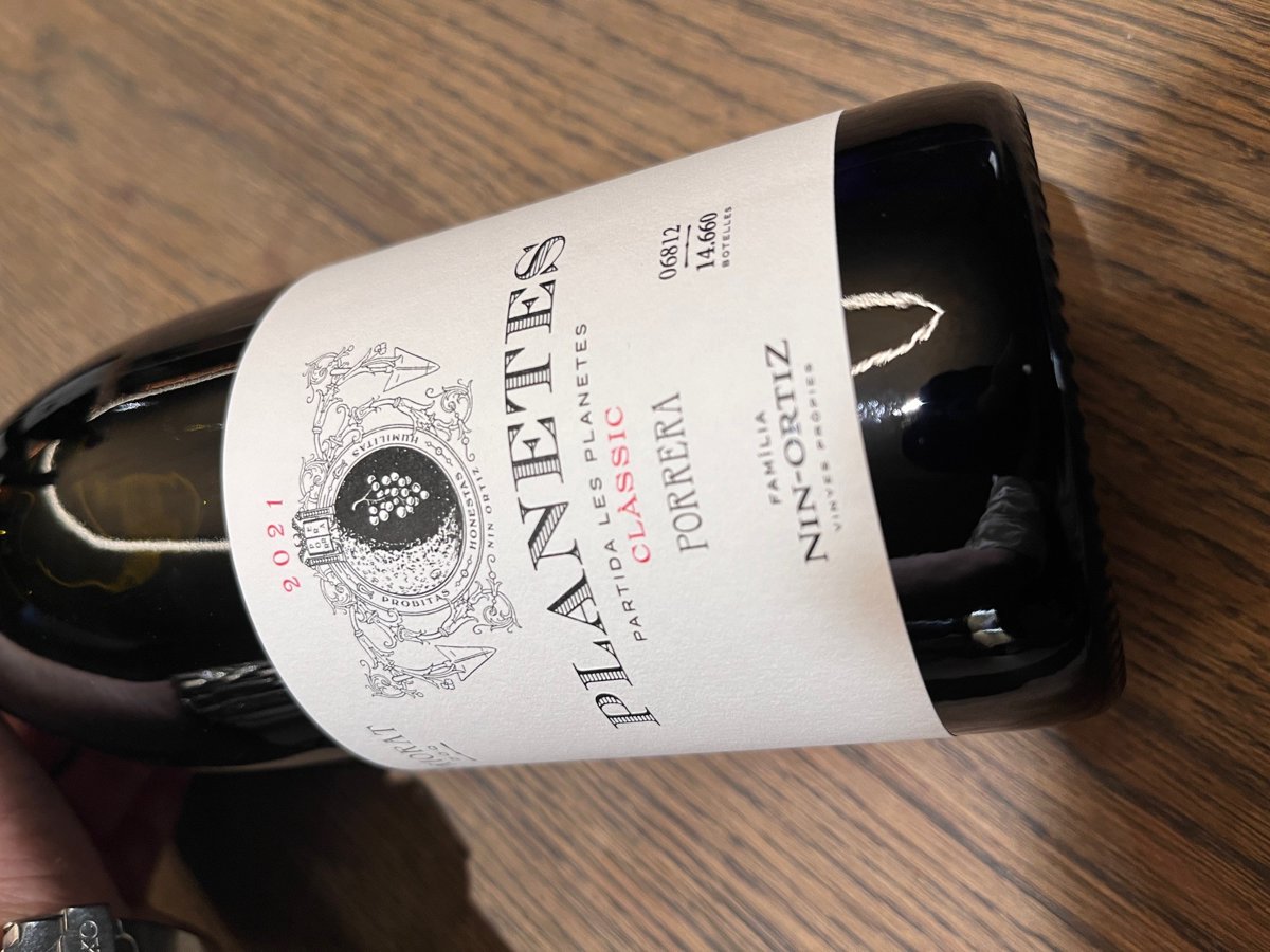 NIN ORTIZ PLANETES CLASSIC RED WINE 2021  VOL 14,0 % 0.75L.